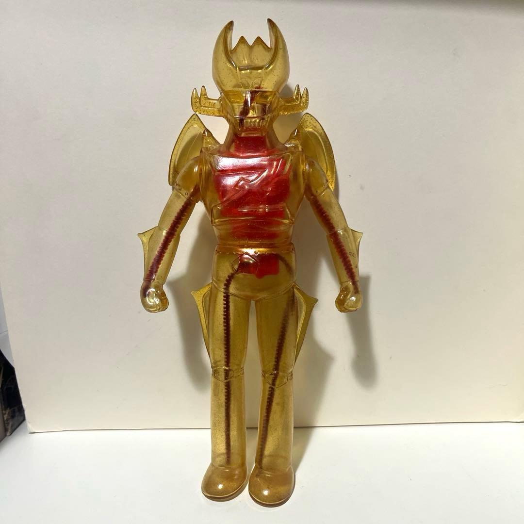 無版権 サンダーZ 透明 パチソフビ フィギュア 当時物