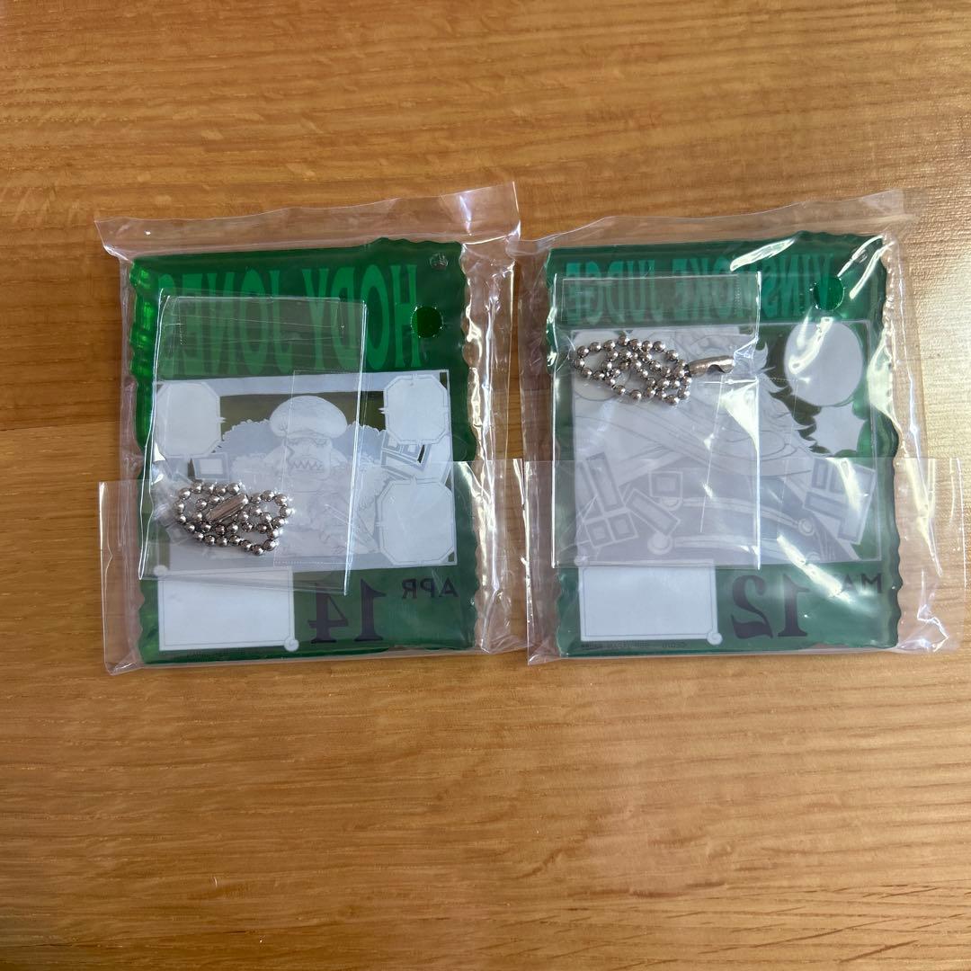 ワンピース　ベースショップくじ　アクリルブロックチャーム　14個セット