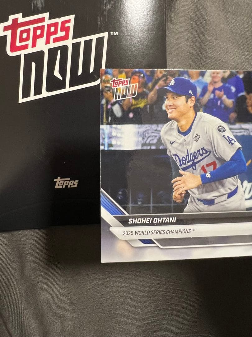大谷翔平 topps now SP WS-1SP 2025 ドジャース