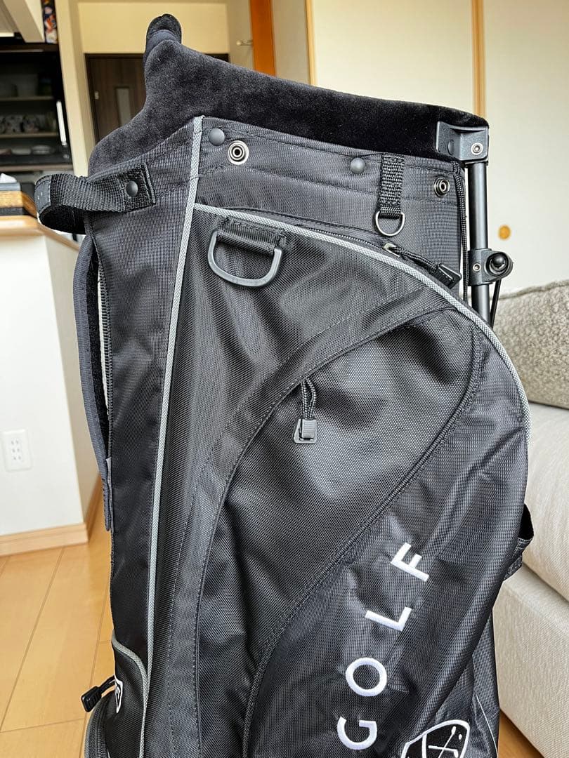 美品NIKE GOLF ナイキゴルフ　スタンド型キャディバッグ　希少旧ロゴ　黒