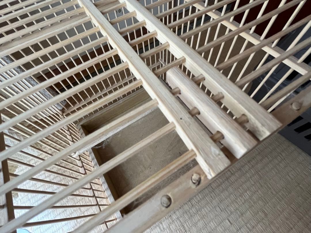 元建具屋職人おじいちゃんの手作り鳥かご