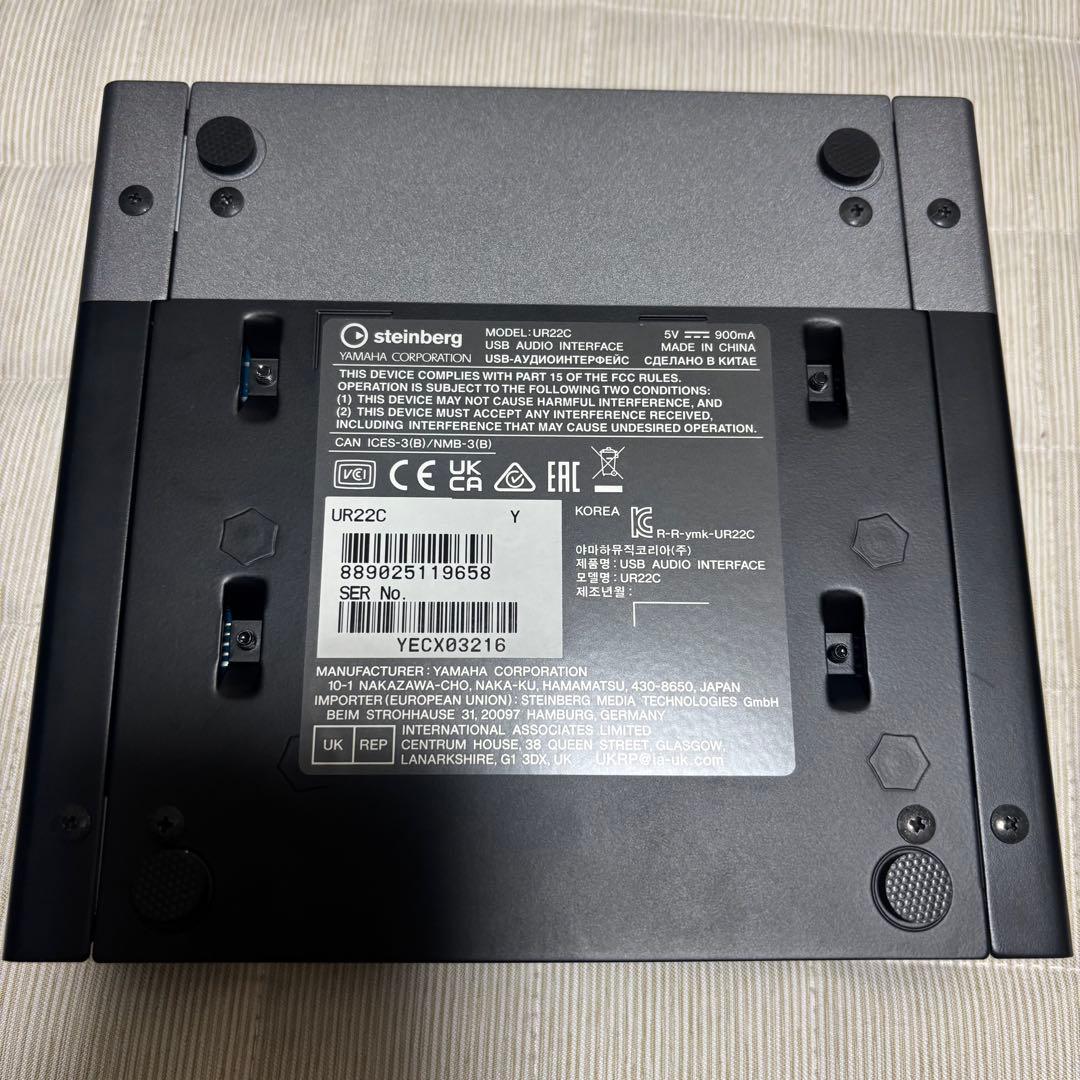 Steinberg UR22C USBオーディオインターフェイス