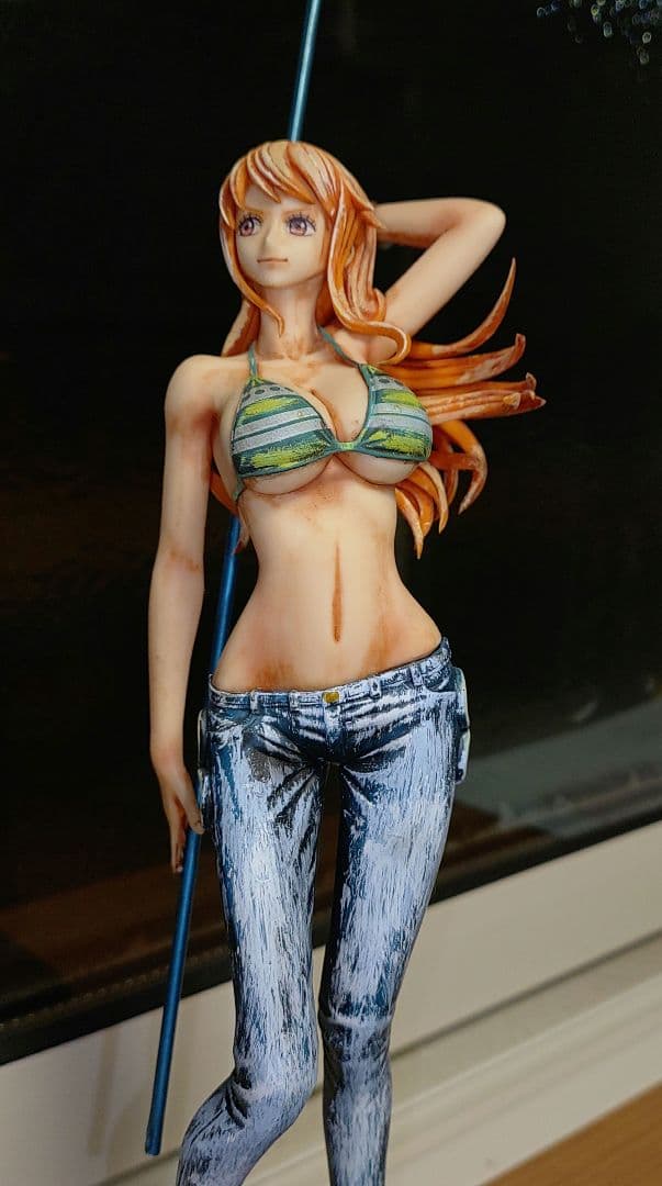 ワンピース ナミ リペイント フィギュア　ONEPIECE