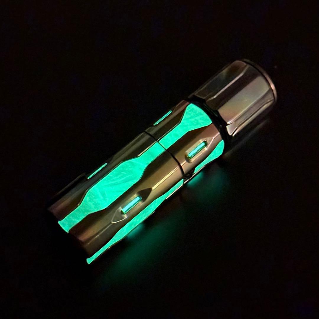 「正規品」Cyber EDC 2in1 フィジェットトイ　 ジルコニウム製　夜光