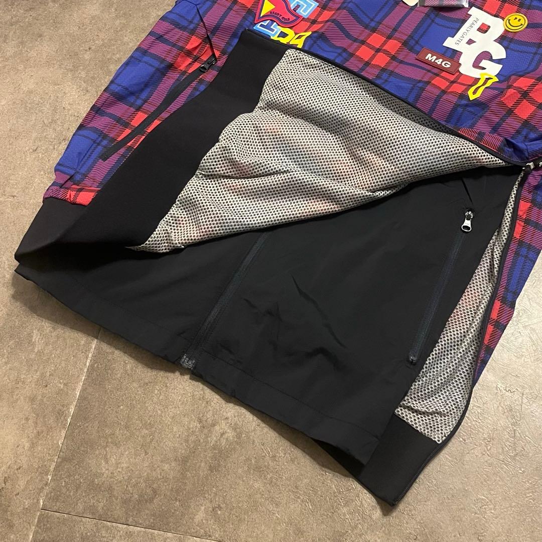 【新品】パーリーゲイツ ナイロンストレッチハニカム Rチェック 定価61600円