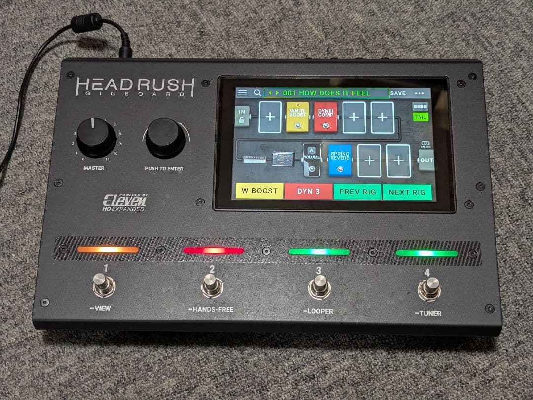 ヘッドラッシュ HeadRush gigboard