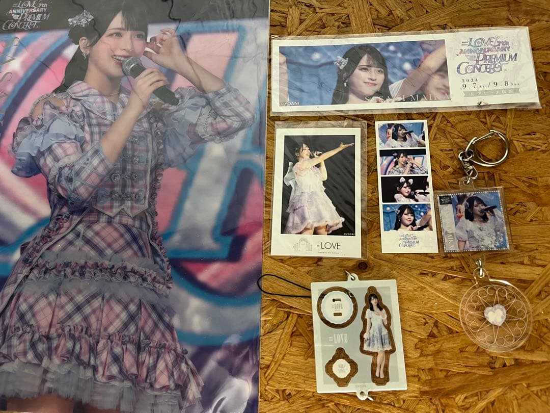 ＝LOVE イコラブ 佐々木舞香 グッズまとめ売り うちわ タオル アクスタ