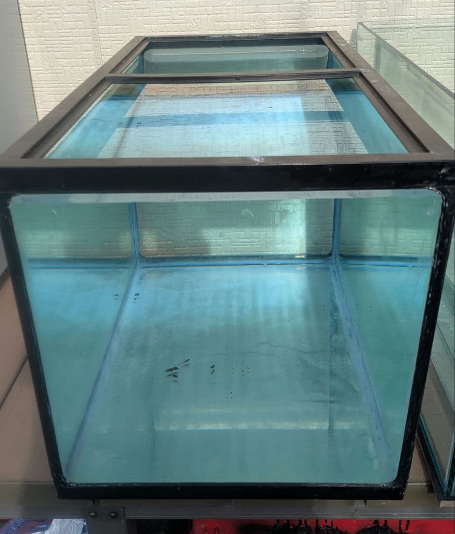 中古90cmガラス水槽 シリコン補修あり