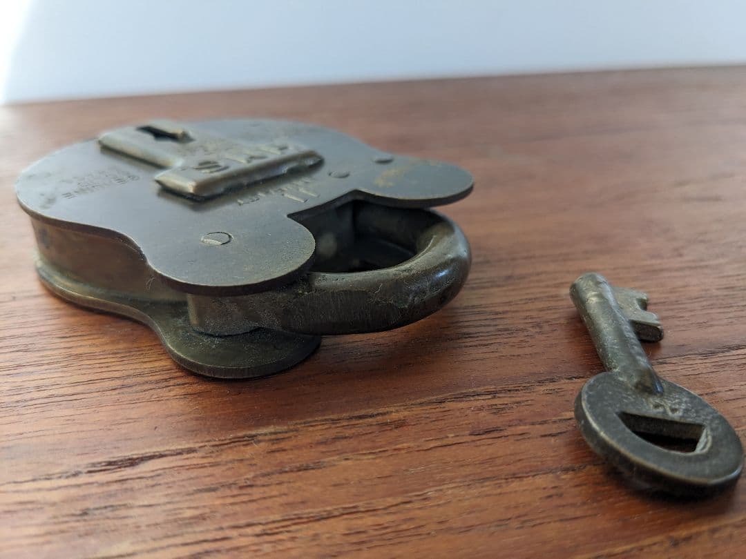 値下げ！アメリカ製　アンティーク　南京錠　ヴィンテージ