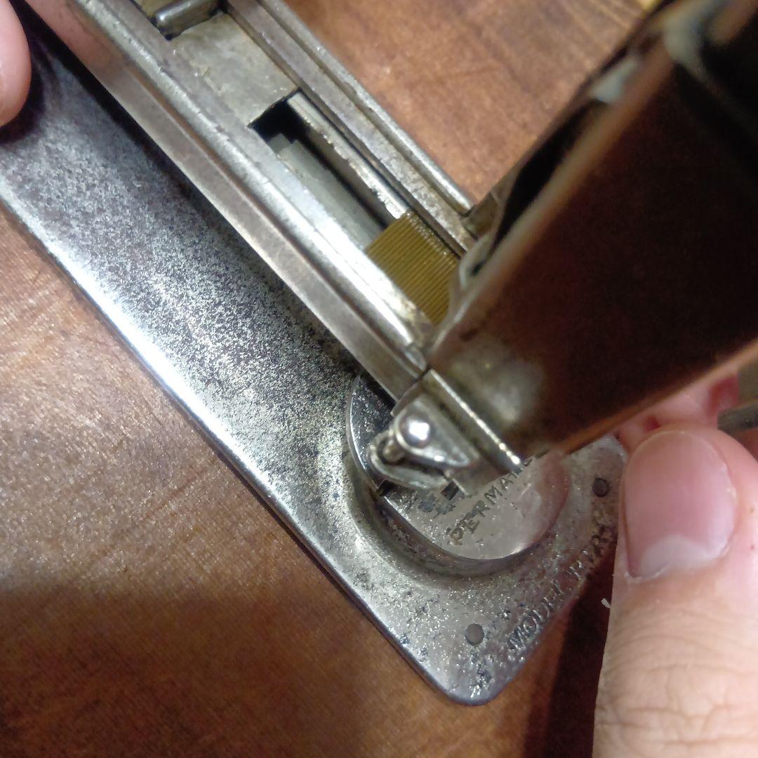 アメリカ製ヴィンテージMarkwell　ホチキス＆ステープル　NY　文房具