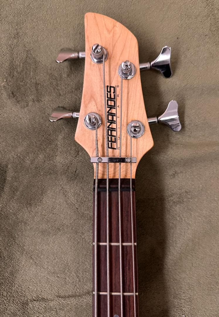 FERNANDES　フェルナンデス エレキベース 音確認済　ソフトケース付き