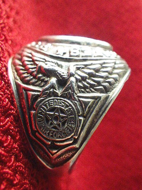 【限定値下】激レア【1940年代頃】USAF シルバー製 ミリタリーリング