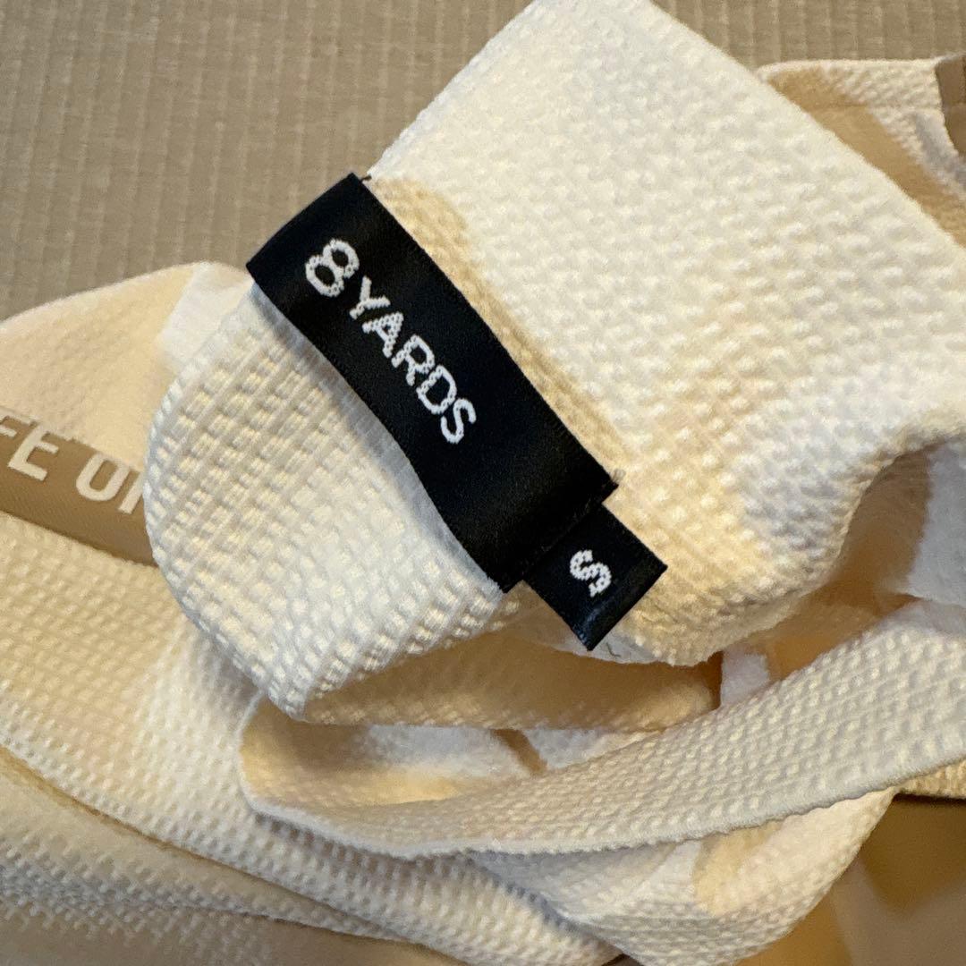 8yards モックネックノースリーブワンピース