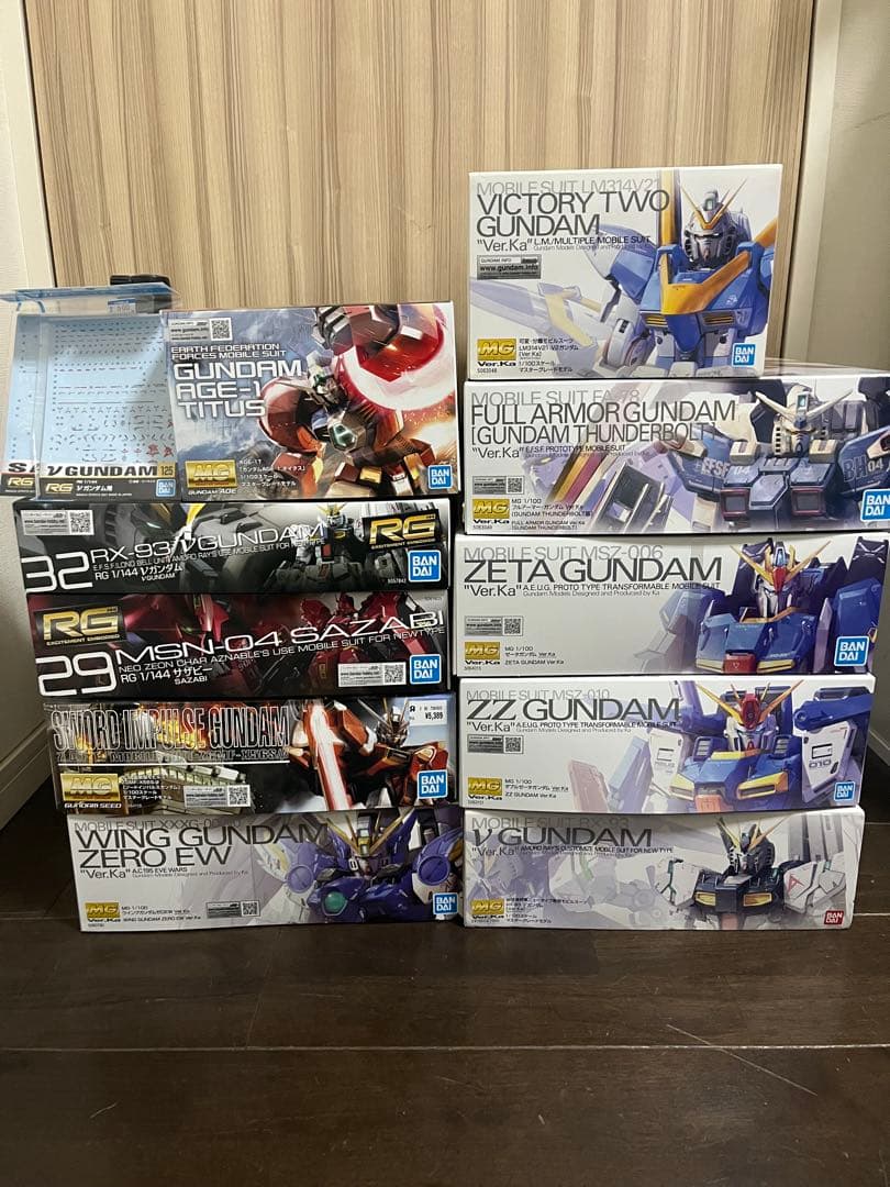 MG Ver.ka ガンプラまとめ売り fazz ver.ka νガンダム