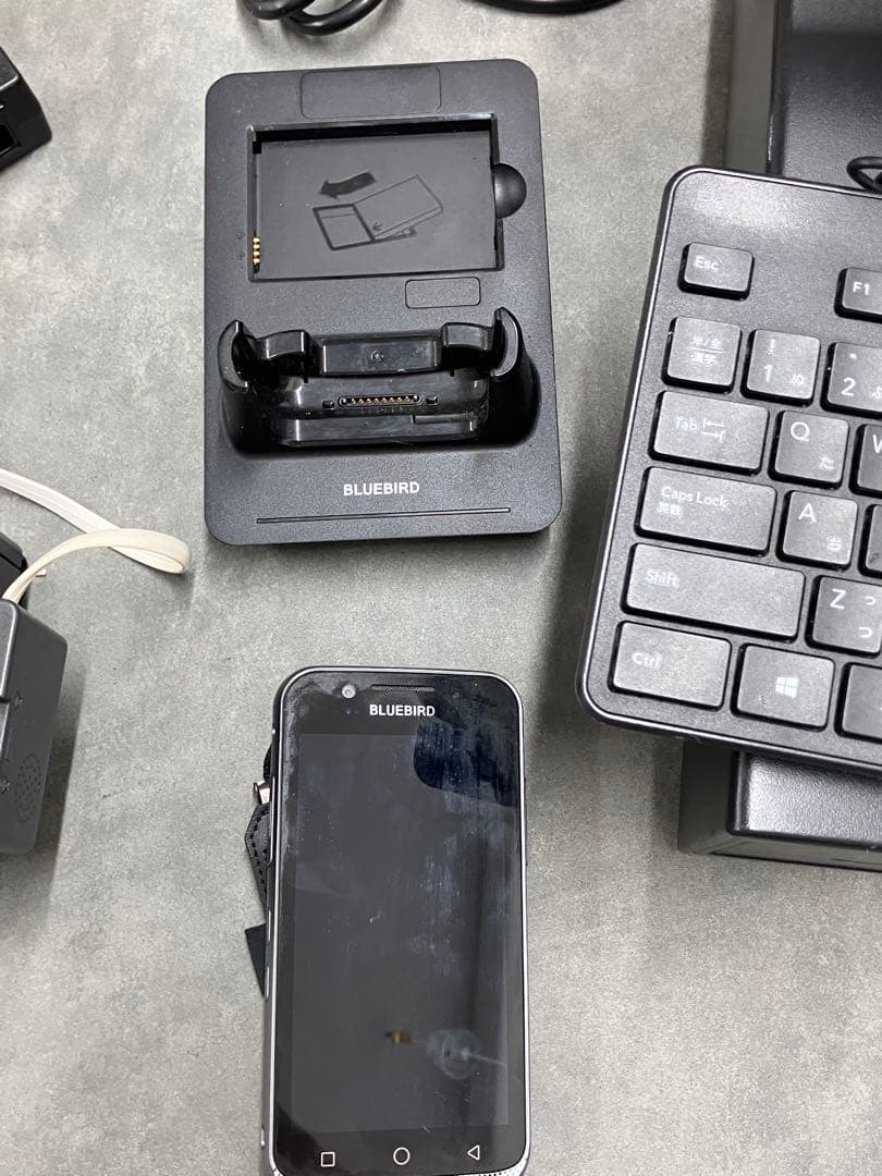 POS BANK ポスレジ一式　バーコードリーダー　ハンディースマホ　ドロアー