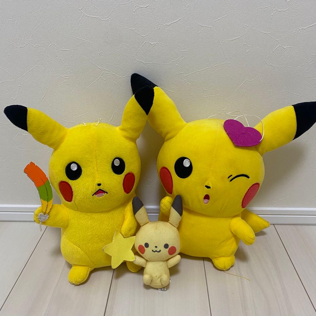 ポケモン ぬいぐるみ 大量 まとめ売り 21点 セット ピカチュウ fit