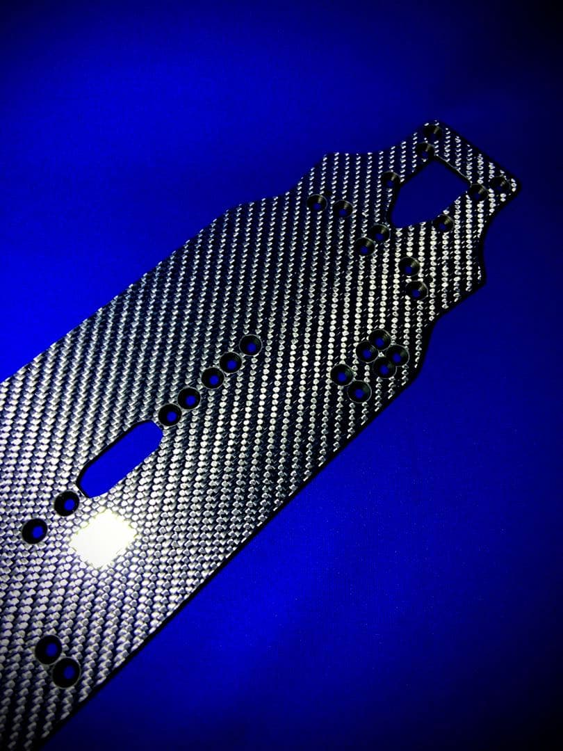 YOKOMO ヨコモ MS1.0 用 シャーシ　シルバーカーボン製　2.5㎜