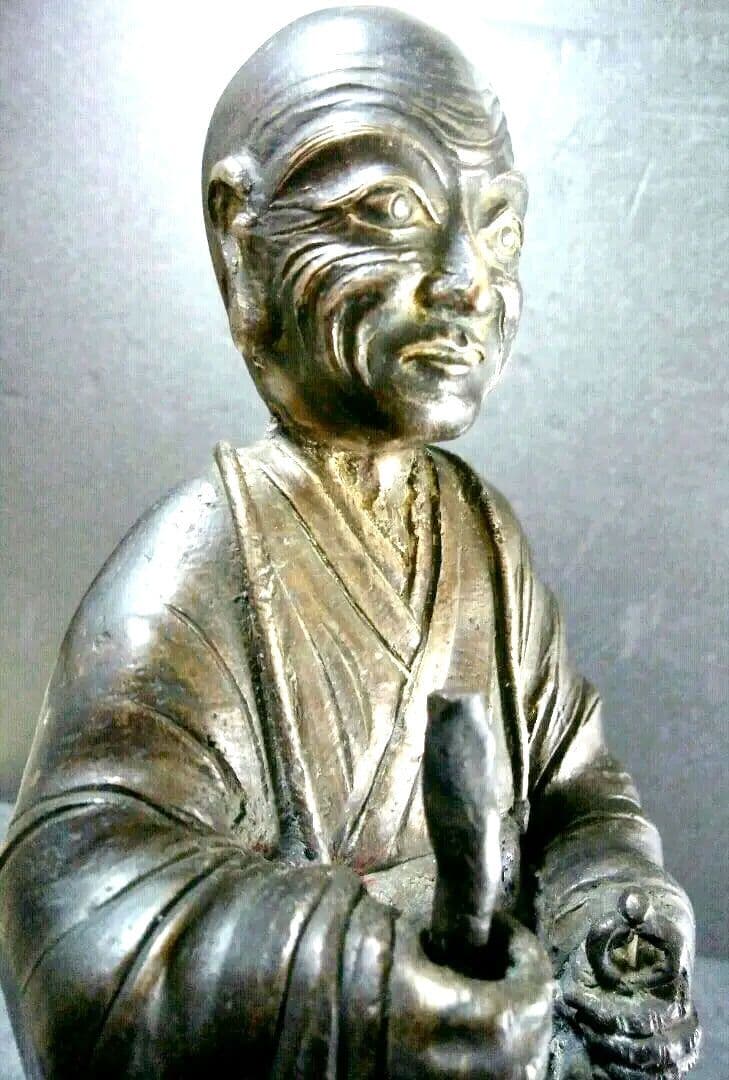【骨董品】アンティーク☆僧侶像