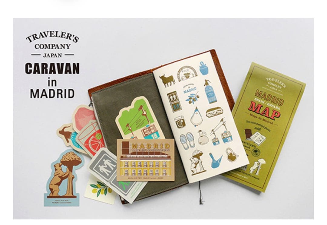 【TRAVELER’S NOTE】トラベラーズノート/キャラバンマドリード・香港