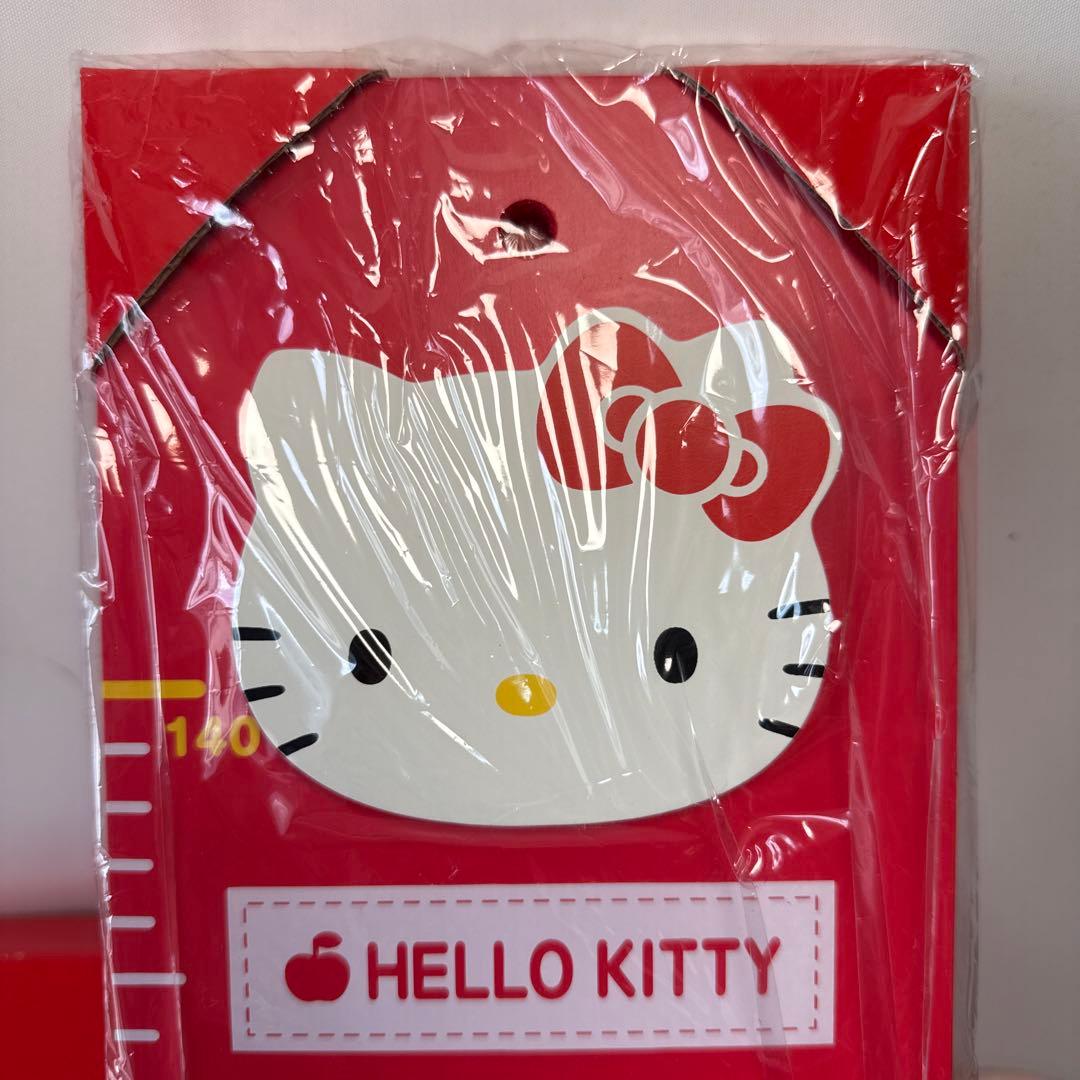 キティ 木製 身長計 フォトフレーム付き サンリオ 正規品 新品 未使用