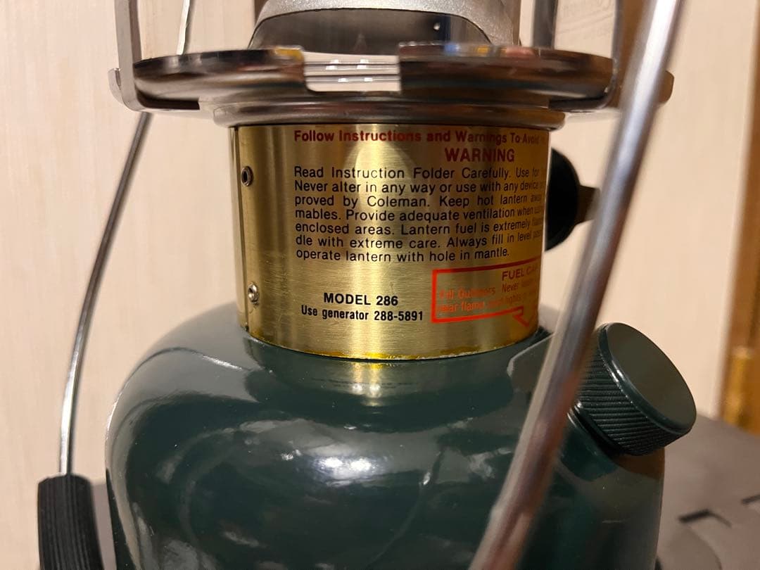 Coleman 286 CL1 ADJUSTABLE PYREXグローブ