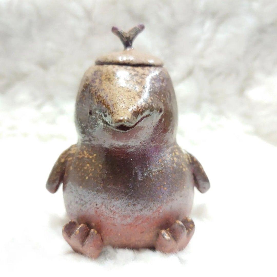 【2538】200.ぺんぎん　　…備前焼