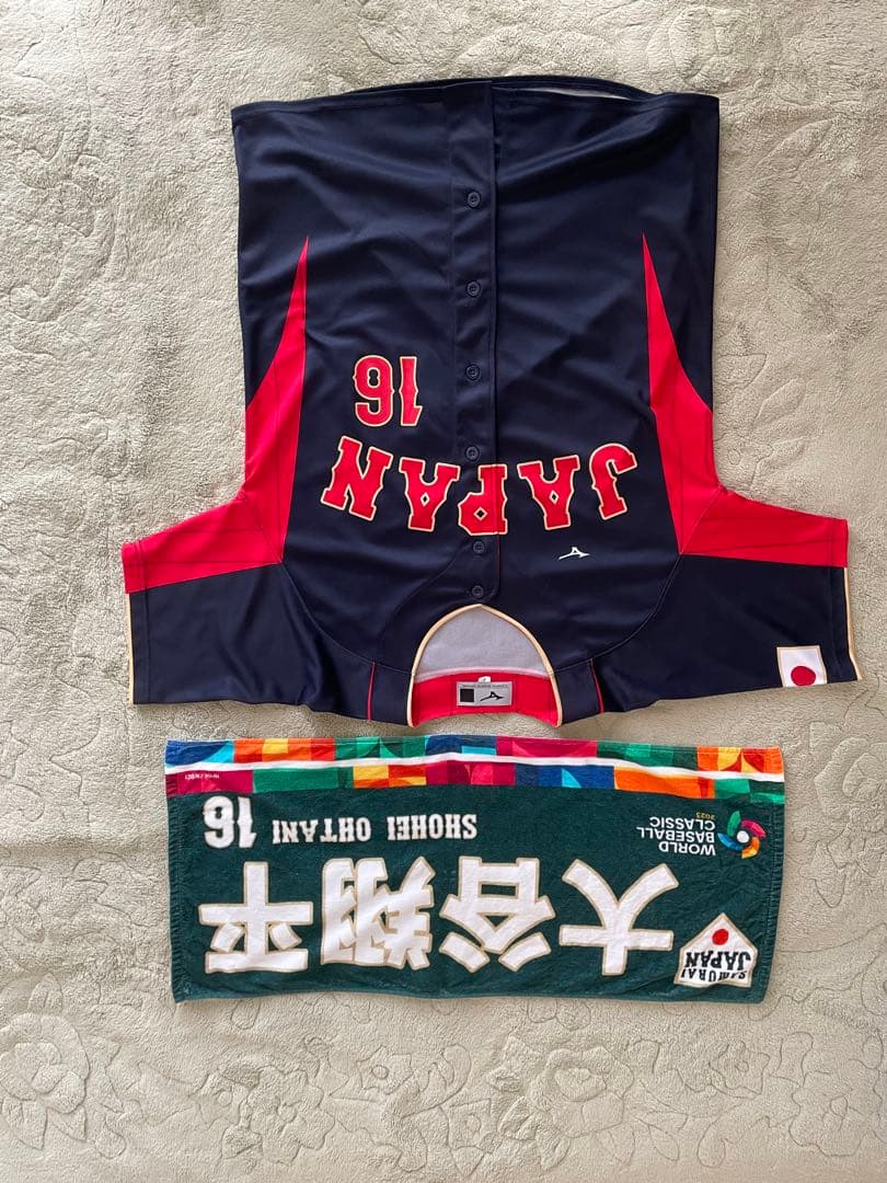 【美品】2023 WBC 大谷翔平 16 ビジターユニフォーム　侍ジャパン