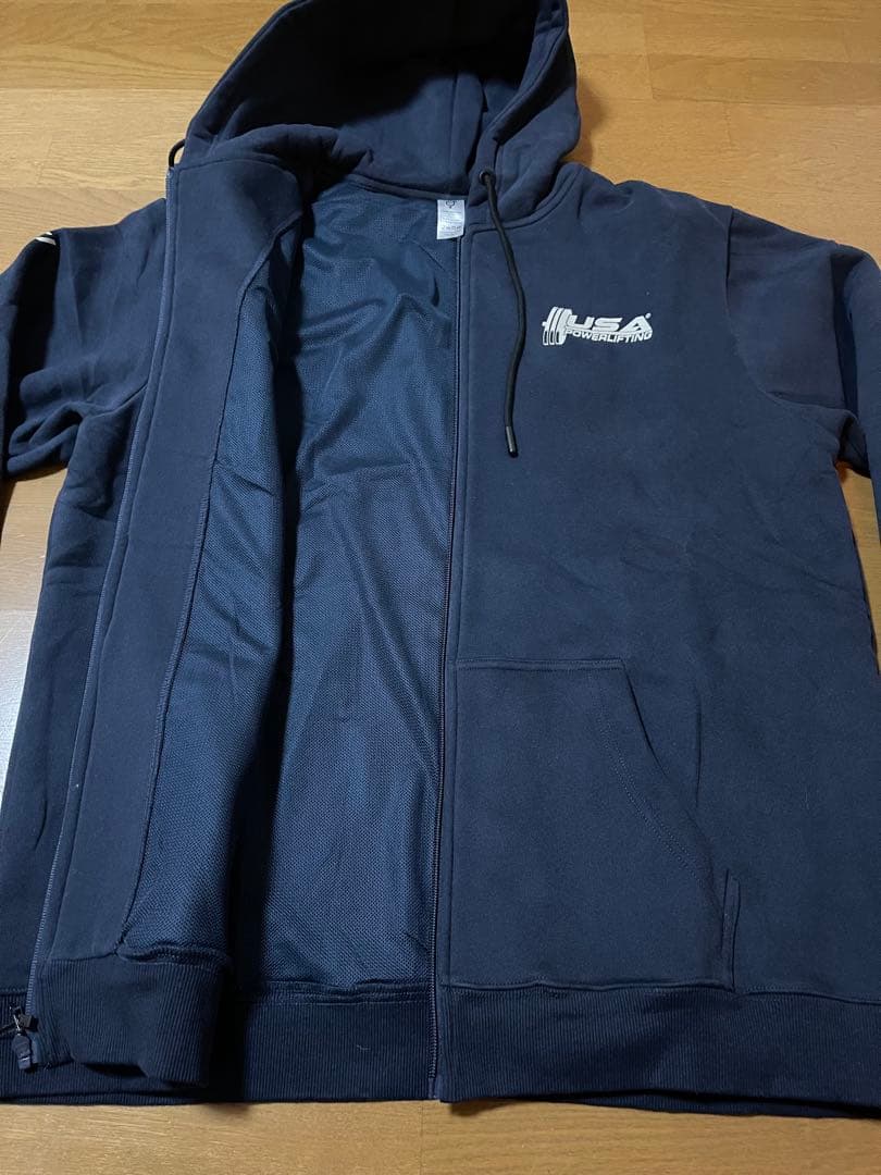 A7 USA Powerlifting パーカー 3XL ネイビー