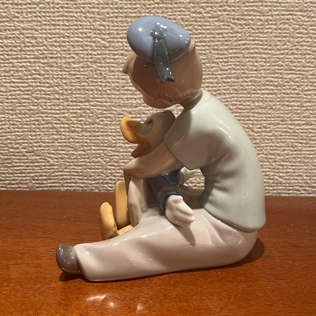 美品　リヤドロ　NAO ドナルドダック　ディズニー　コラボ　人形　陶器　置物