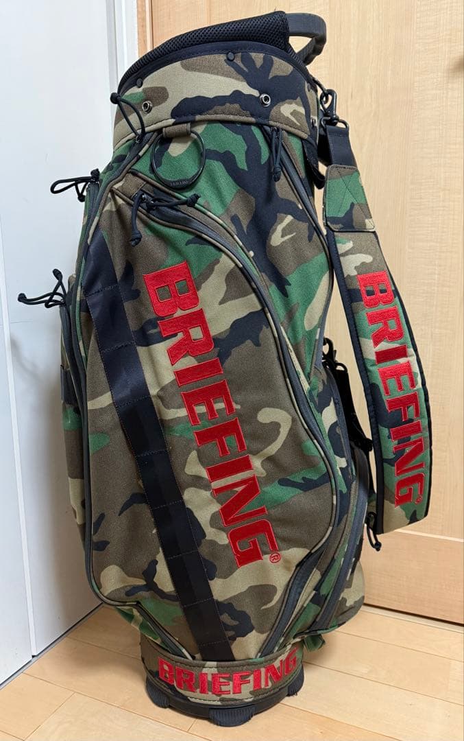 美品★ブリーフィング★キャディバッグ★ゴルフ★BRIEFING★ゴルフバッグ