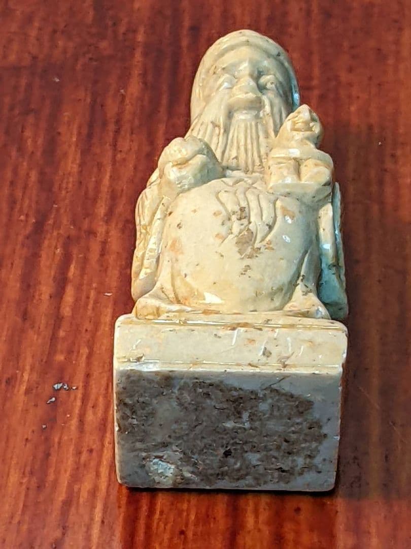骨董品 石彫刻 その２ 仙人 長寿 神様 置物