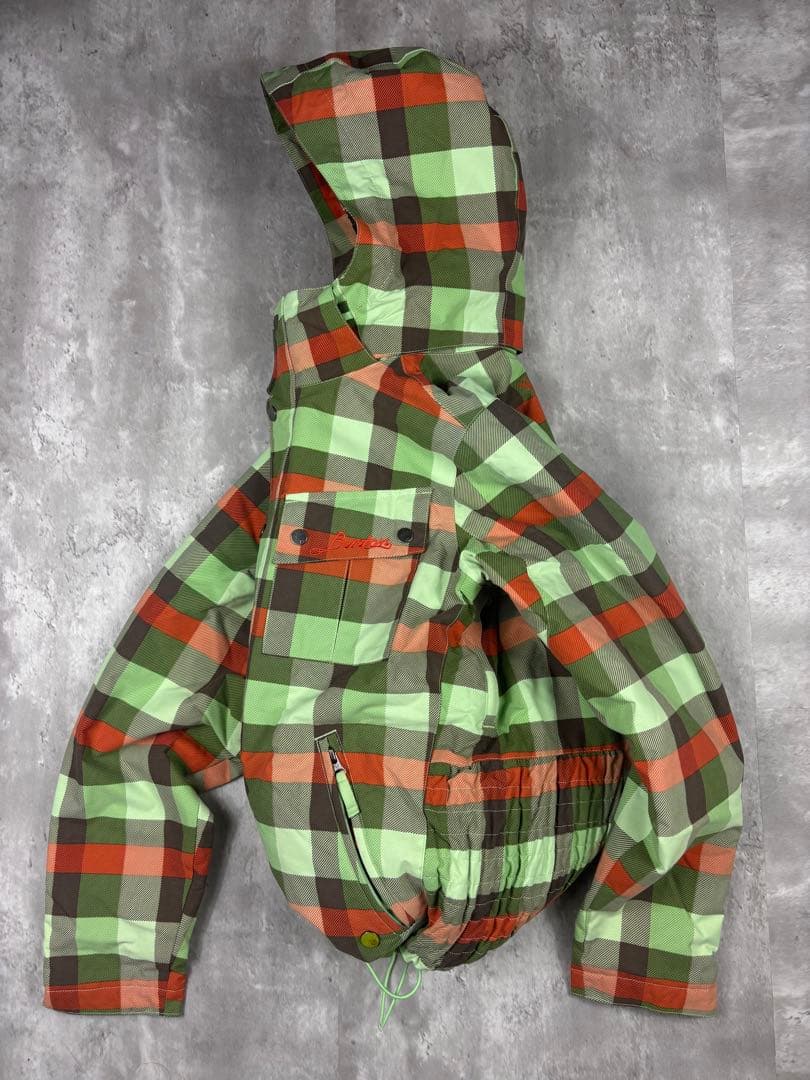 BURTON “ SHELL JACKET”CHECK gorpcore