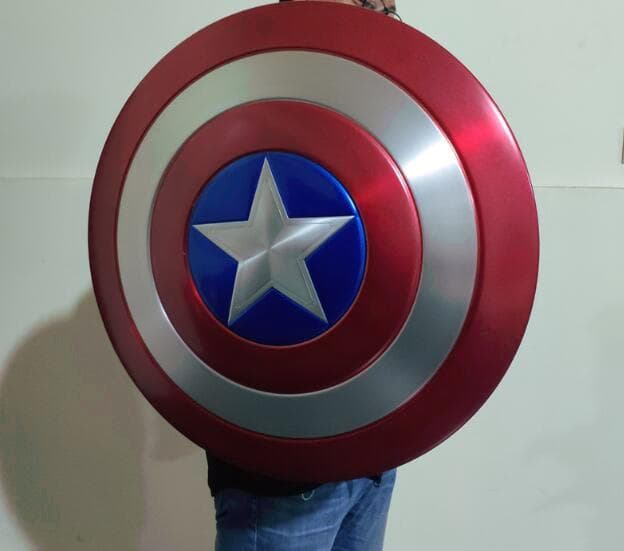 キャプテン.アメリカ シールド スタンド付 盾 直径60cm 金属製