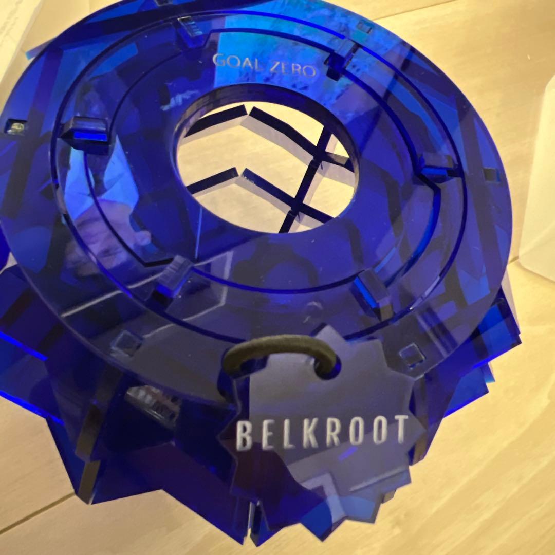 BELKROOT 青のベルクロボタン
