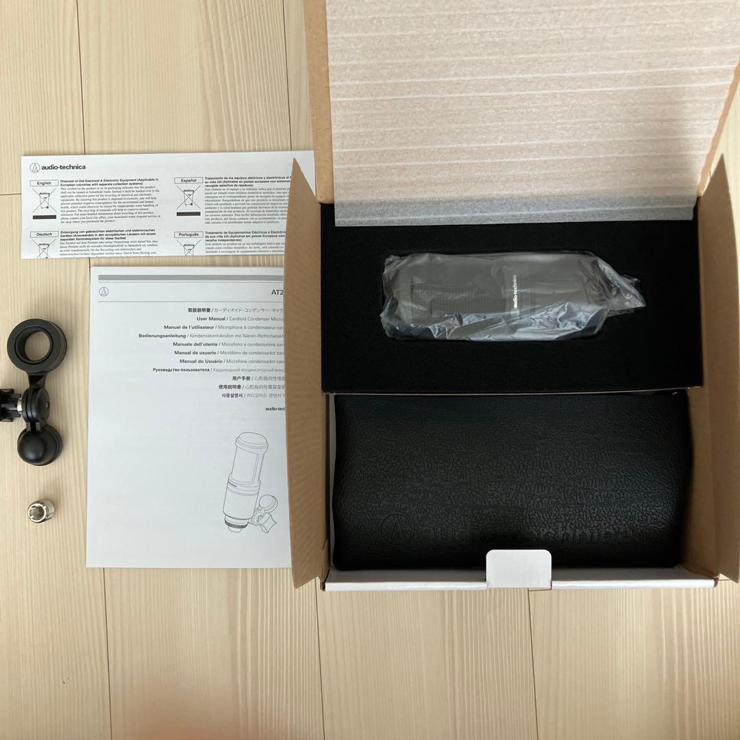 audio-technica AT2020コンデンサーマイク& ケーブルセット