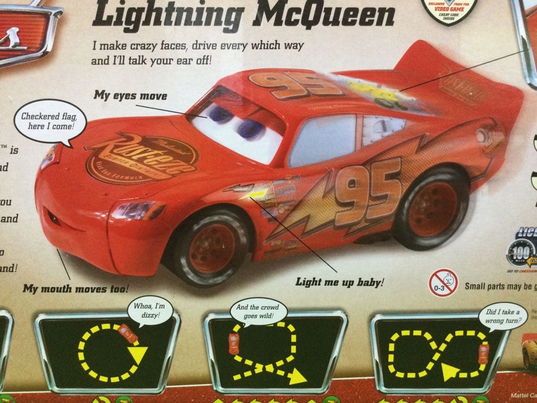 ディズニーカーズ 新品 ファストトーキング　ライトニング・マックイーン1/24