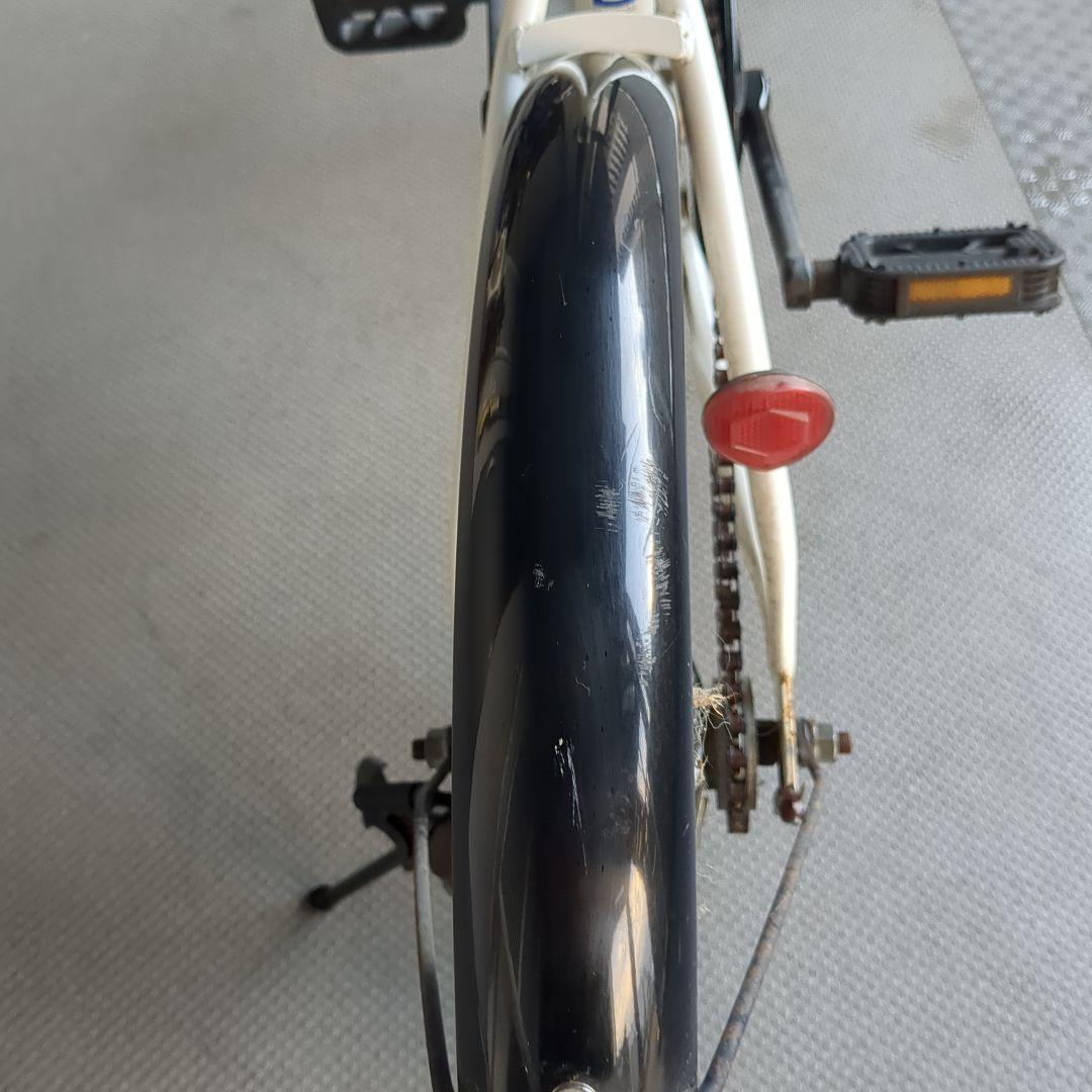 シボレー　折りたたみ自転車 ホワイト 20 インチ
