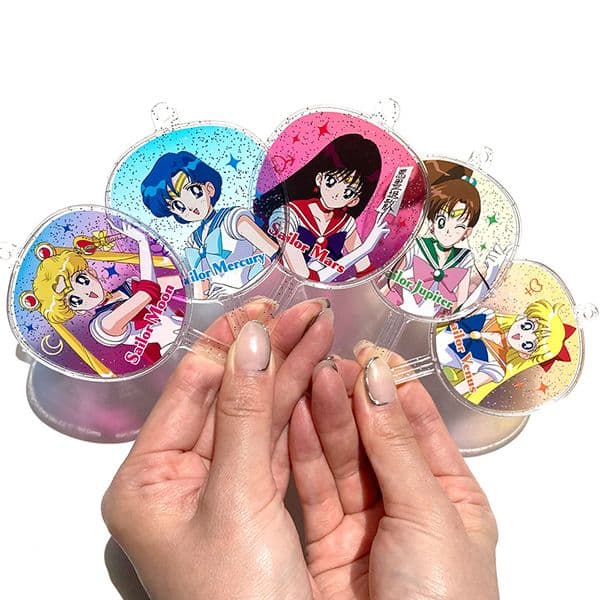 【未開封品】セーラームーンストアオリジナル うちわキーホルダー　コンプ
