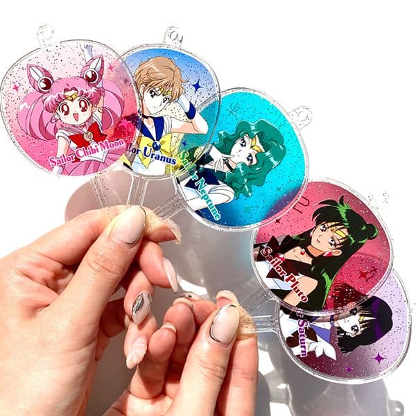 【未開封品】セーラームーンストアオリジナル うちわキーホルダー　コンプ