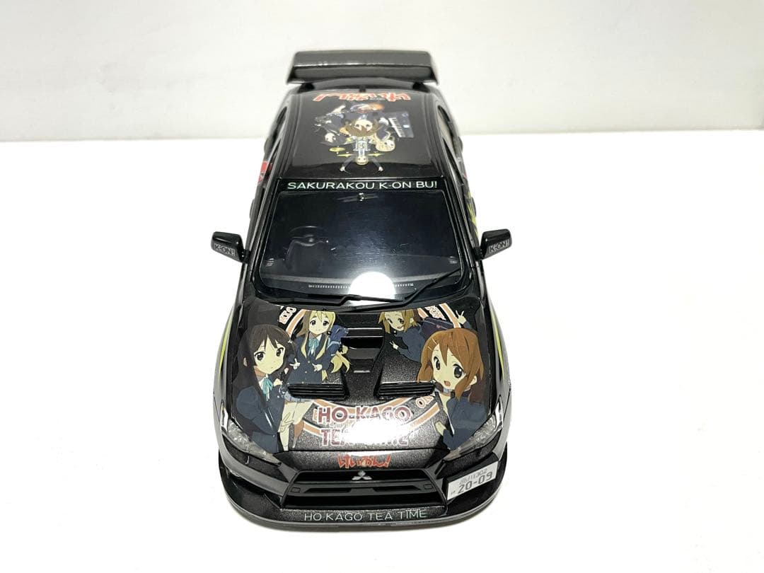 アオシマ1/24♠️けいおん！ランエボX痛車仕様♠️完成品