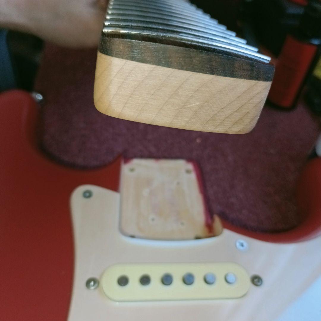 【メンテ済み】Squier ストラトキャスター エレキギター本体 ネック追柾目