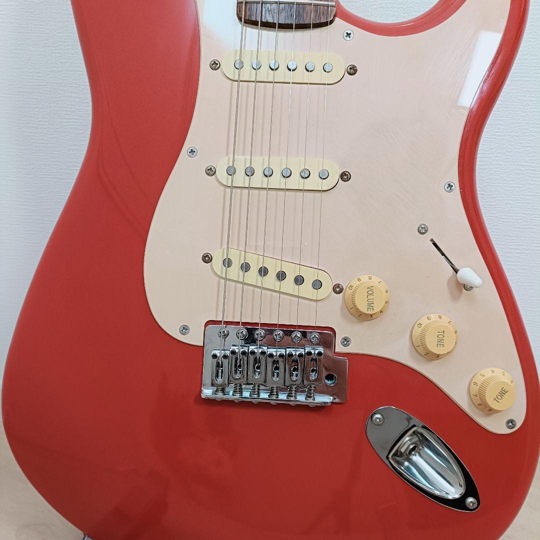 【メンテ済み】Squier ストラトキャスター エレキギター本体 ネック追柾目
