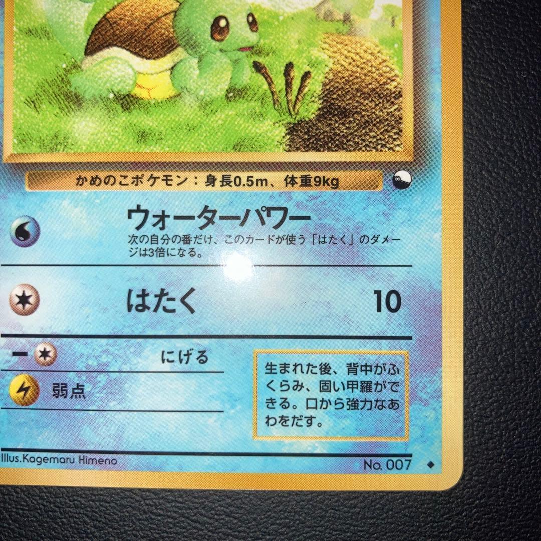 極美品　旧裏　ゼニガメ　拡張シート