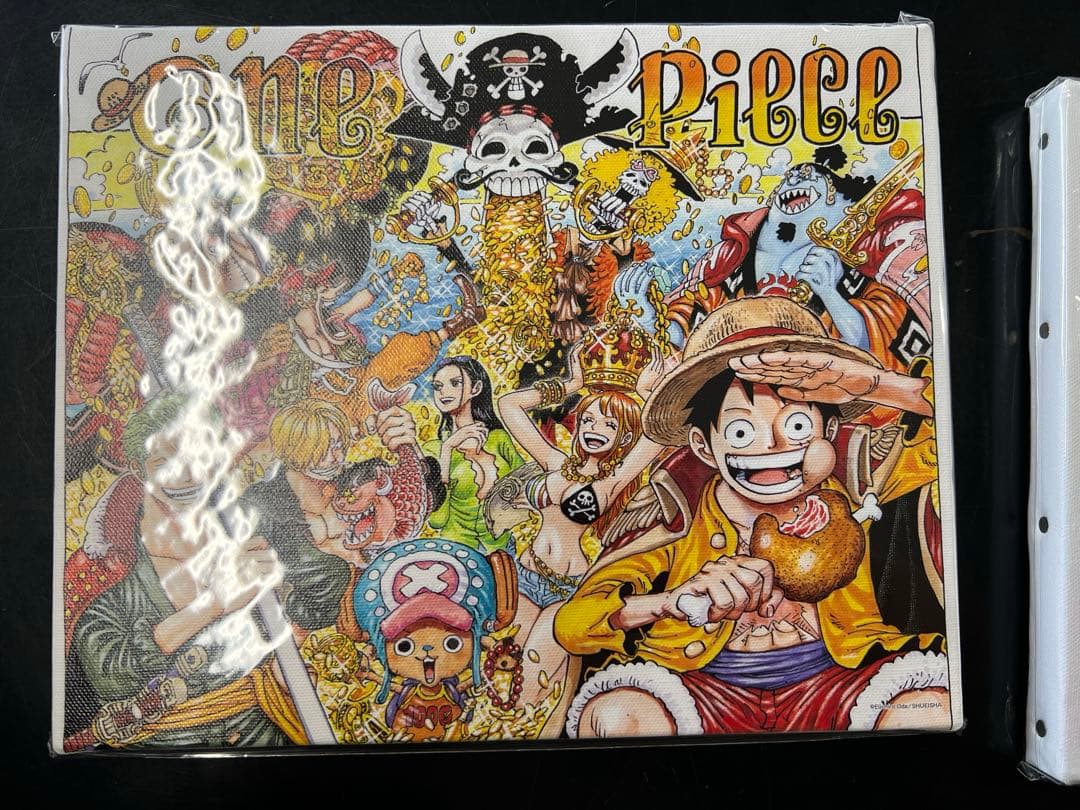 希少ワンピースキャンバスアート　100・1000話巻頭カラー　新品未開封