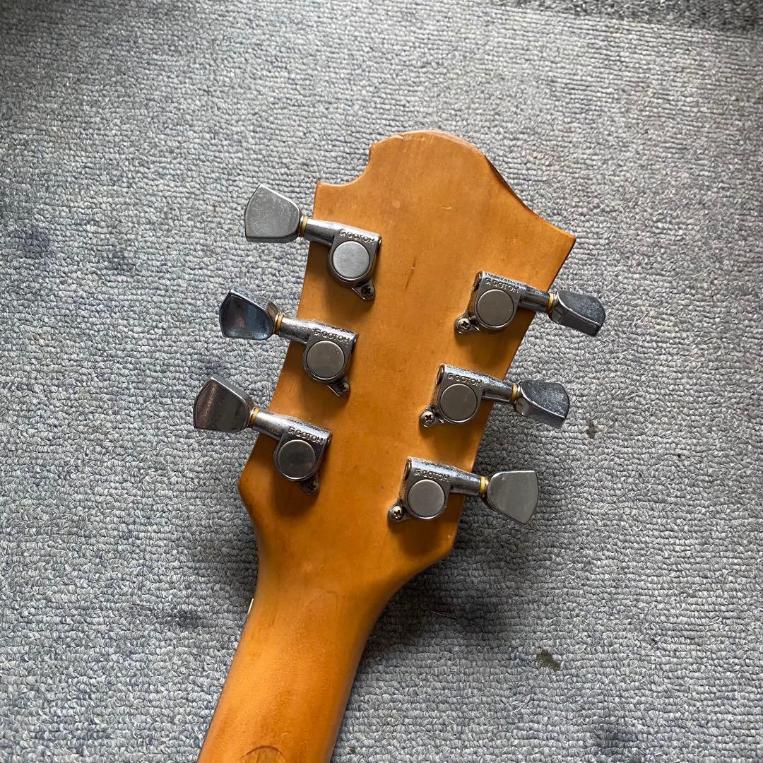 BURNY FERNANDES レスポール エレキギター レリック加工 水玉柄