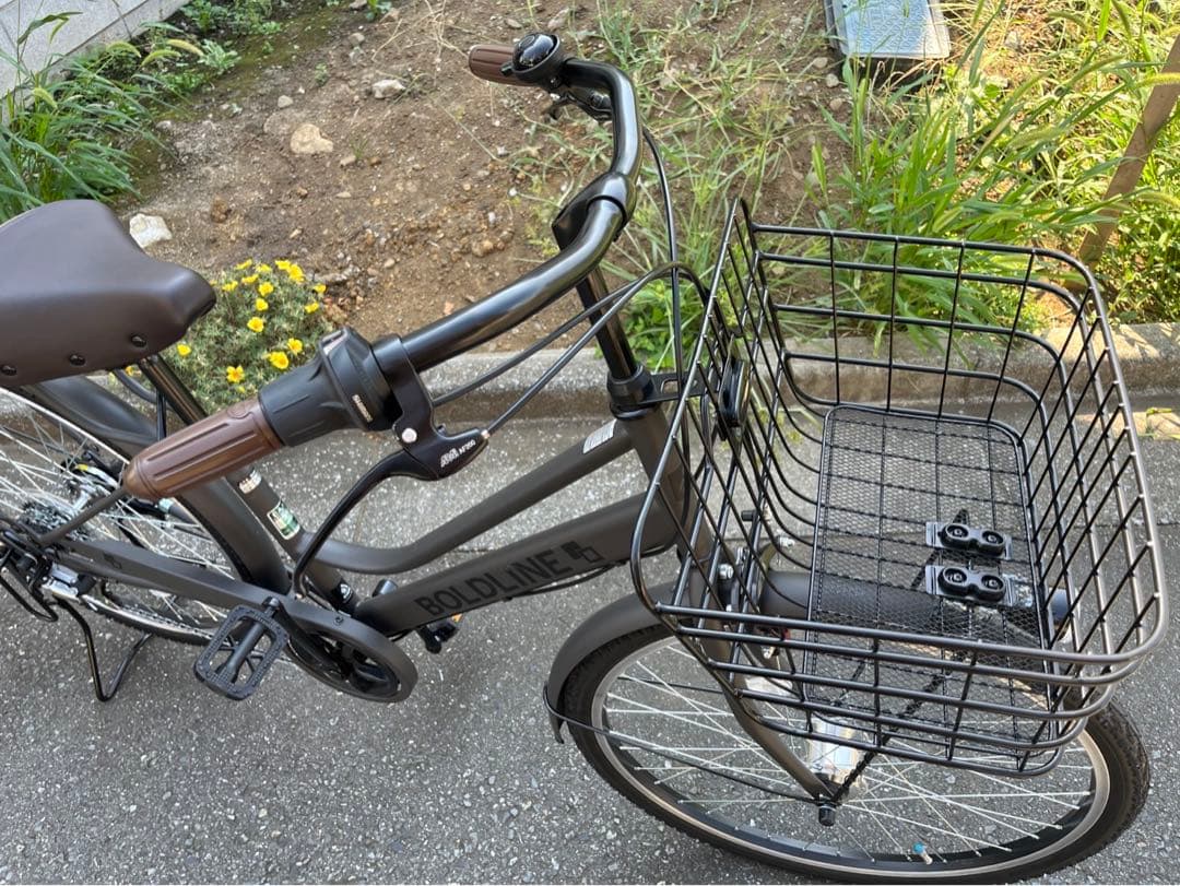 アサヒ自転車　26インチ　6段ギア付　BORDLINE シティサイクル