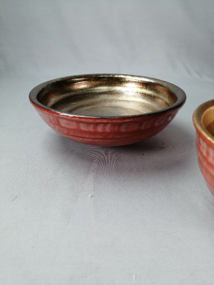 【茶事具】島台茶碗　嶋臺　川崎和楽　美品　正月　茶碗A697
