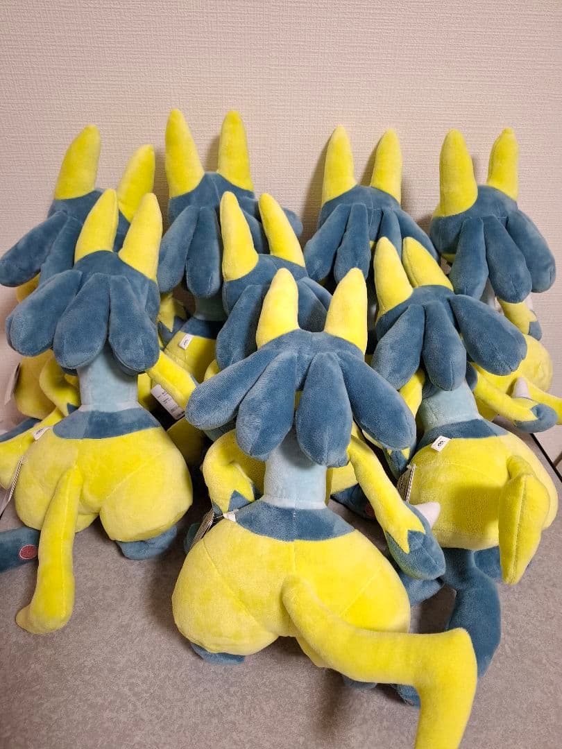 めちゃもふぐっとぬいぐるみ 黄色いルカリオ　8個セット