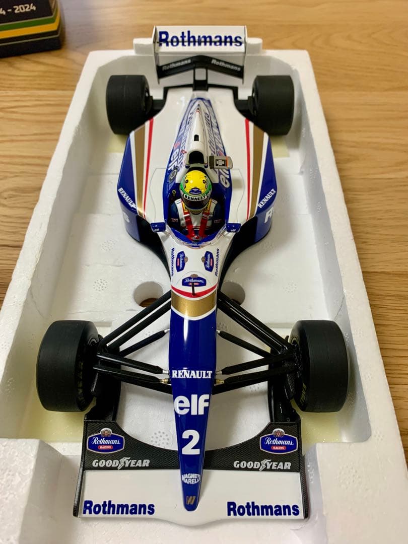 ミニチャンプス F1 ウィリアムズ FW16 A.セナ ロスマンズ仕様 1/18