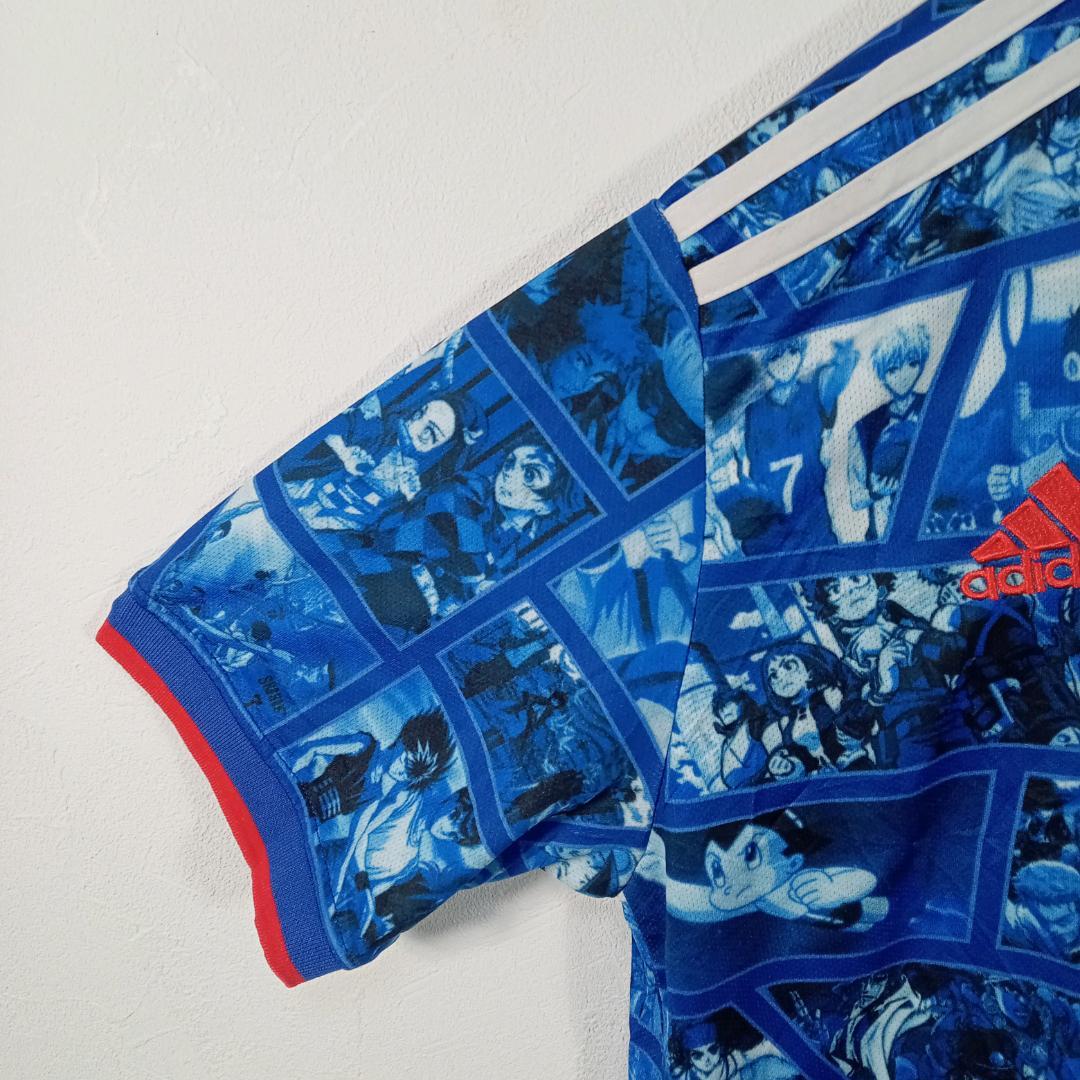 adidas SAMURAI BLUE 日本代表　ユニホーム　アニメコラボ L